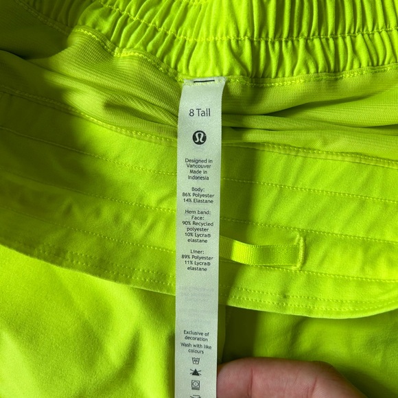 COPY - Neon Lulu Shorts size 8 - Picture 4 of 4